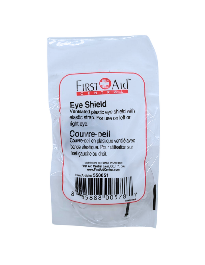 First Aid Central Plastic Eye Shield with Elastic Strap