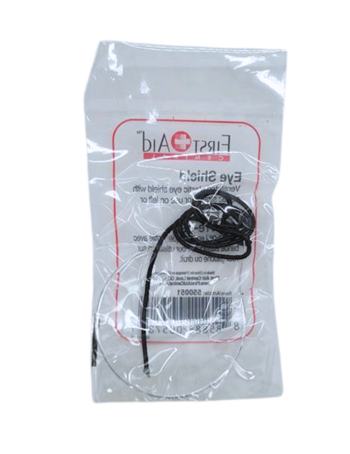 First Aid Central Plastic Eye Shield with Elastic Strap