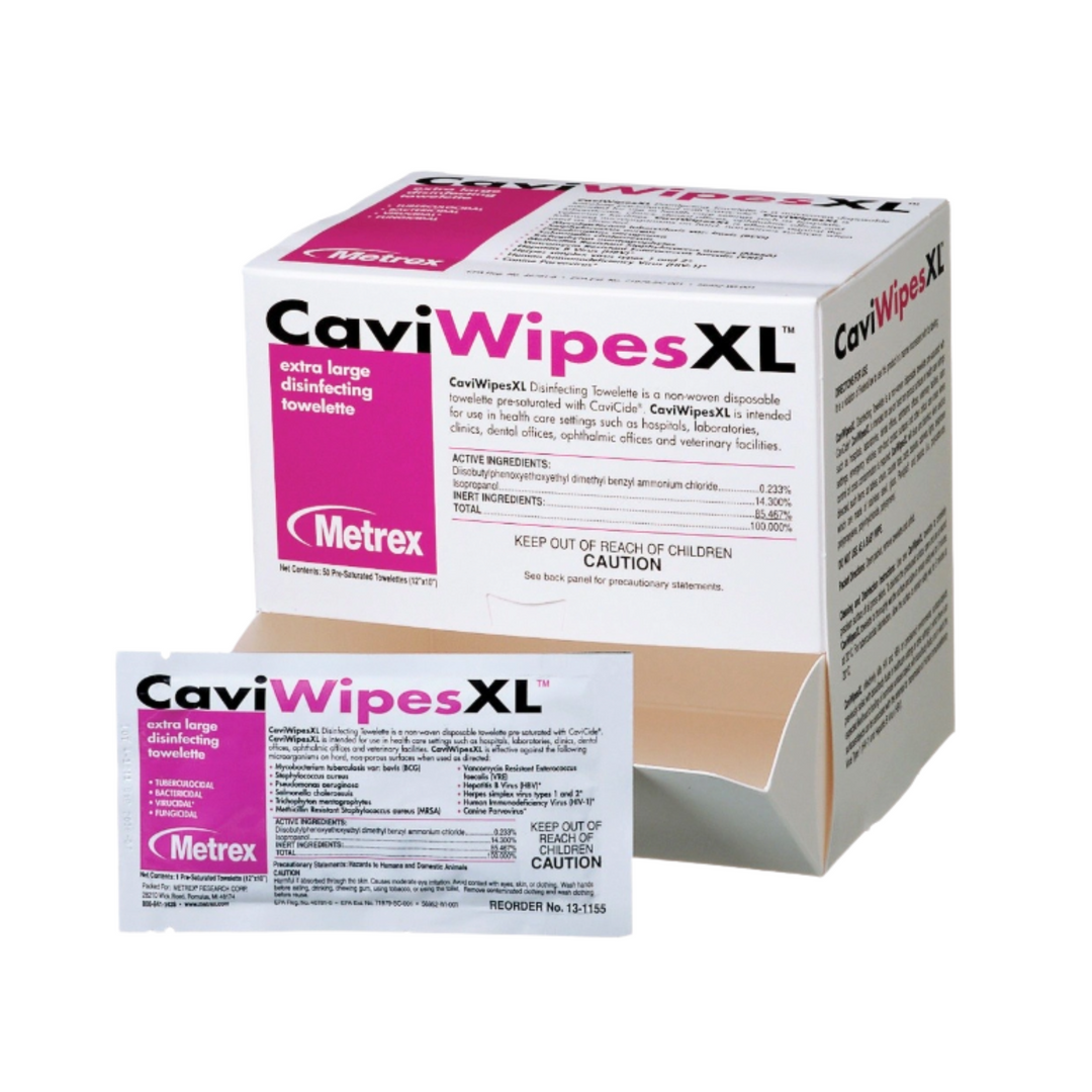 CaviWipes XL Disinfecting Towelettes
