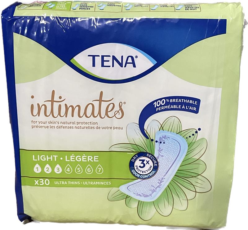 TENA Incontinence Ultra Thin Pads for Women - 30 count