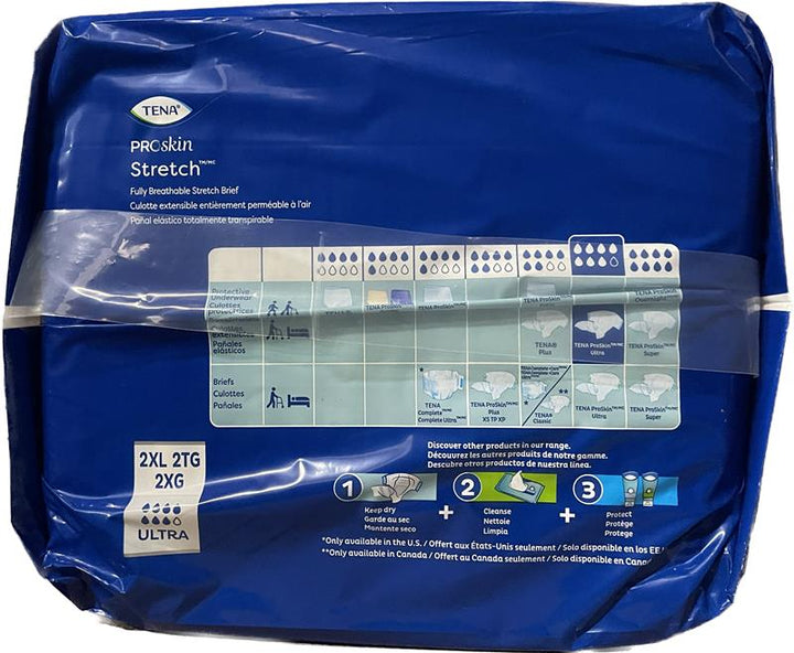 TENA Proskin Stretch Brief 2XL - 32 count