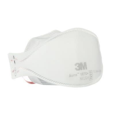 3M Aura 1870+ N95 Surgical Mask - 1 Piece, 10, 25, 40 Packs, or