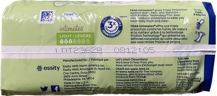 TENA Incontinence Ultra Thin Pads for Women - 30 count