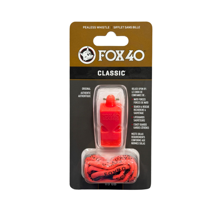 Fox 40 Classic Whistle with Lanyard