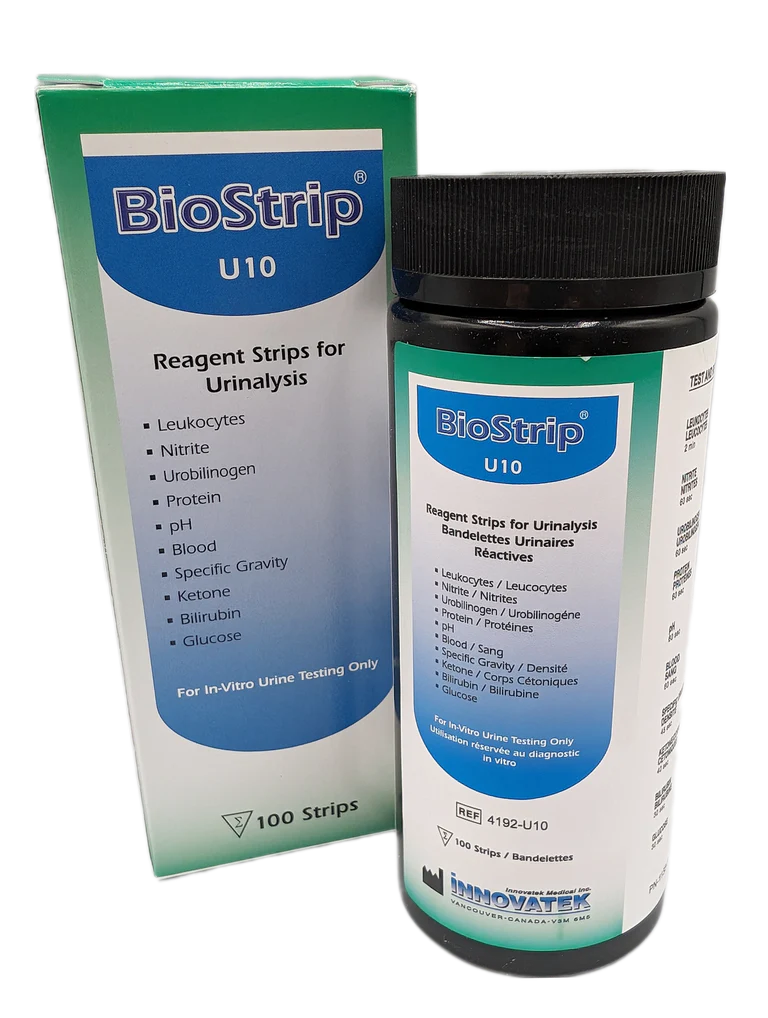 BioStrip Urinalysis 10 Parameter Test Strips