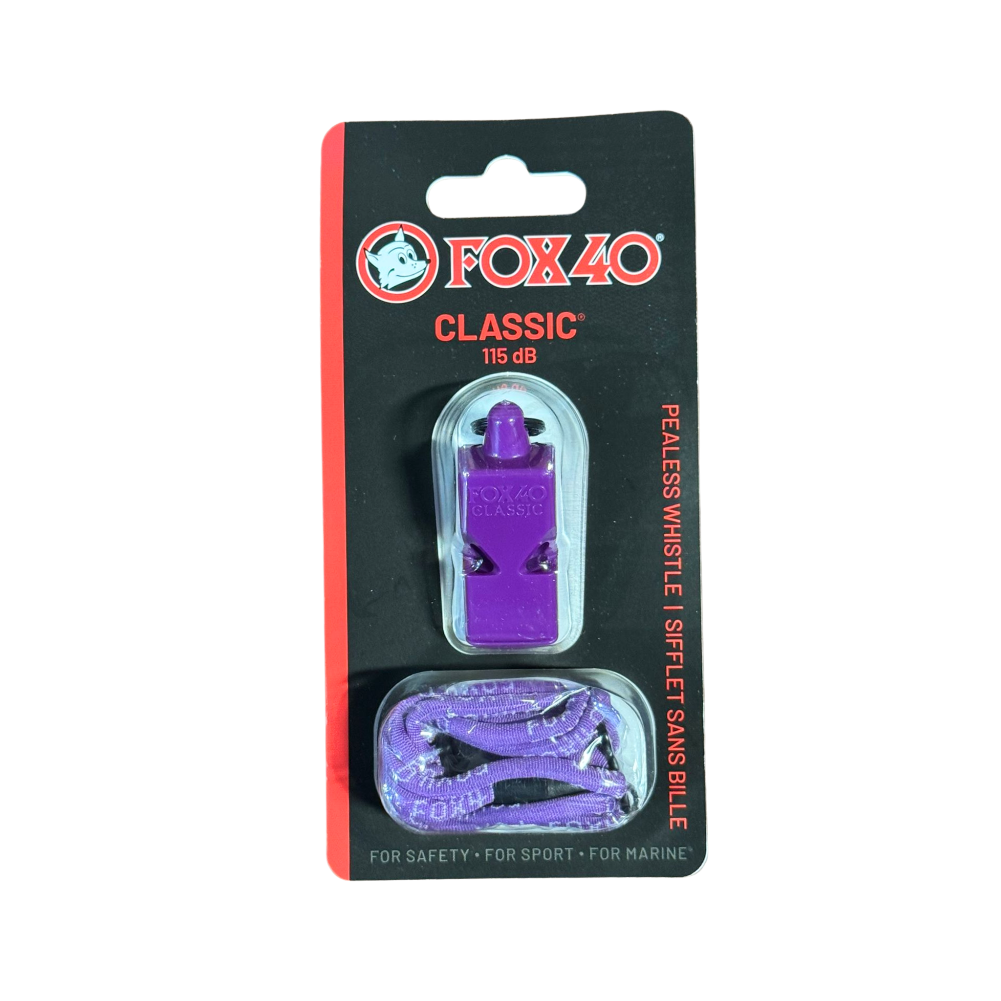 y.y Fox 40 Classic Whistle with Lanyard – Pacific First Aid