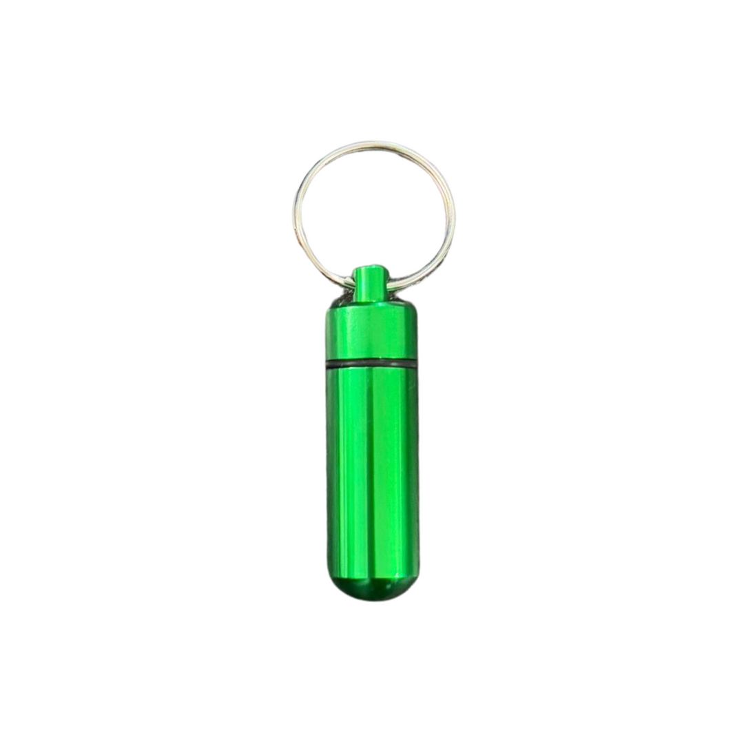 Stainless Steel Pill Key Chain