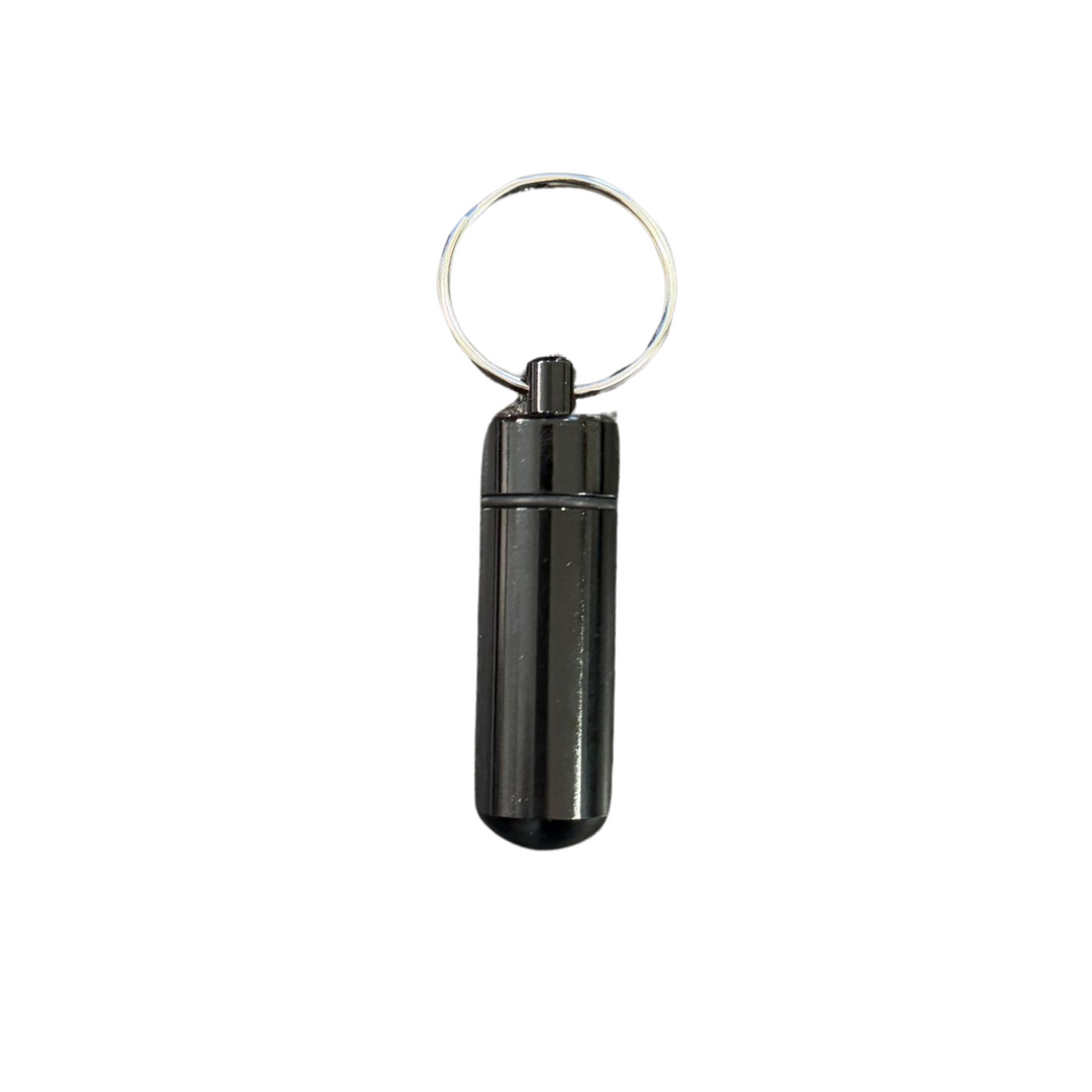 Stainless Steel Pill Key Chain