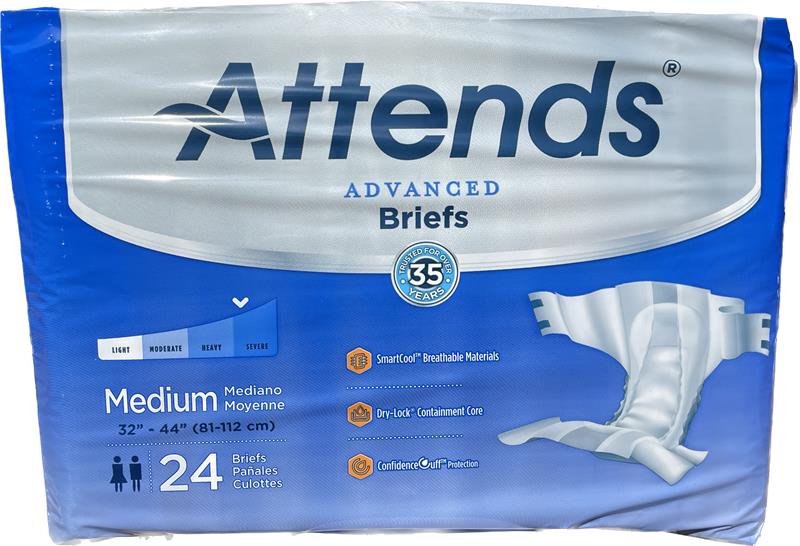 Attends Advanced Briefs Medium 24 count