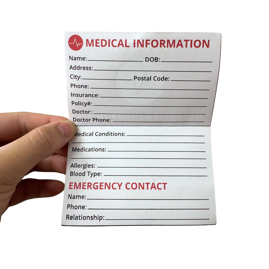 Free Digital Medical Information Card – English or Traditional Chinese