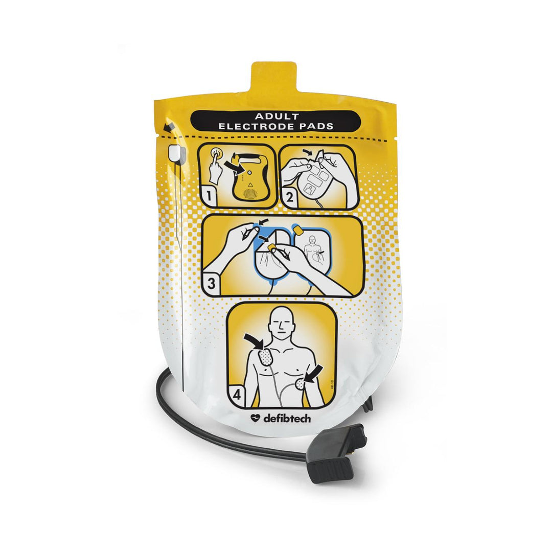 Lifeline Adult Defibrillation Pads Package