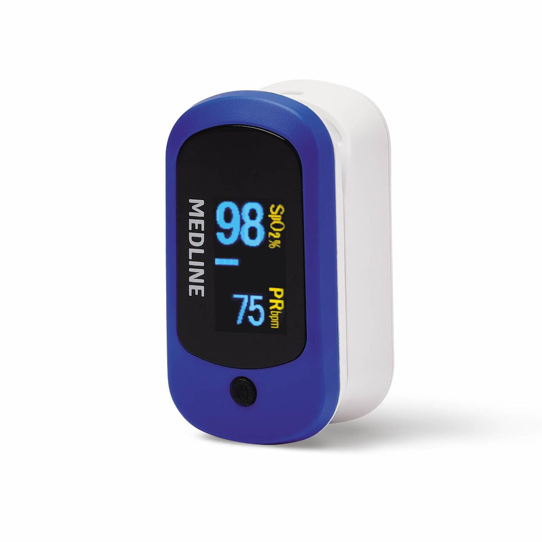 MEDLINE Fingertip Pulse Oximeter in Blue