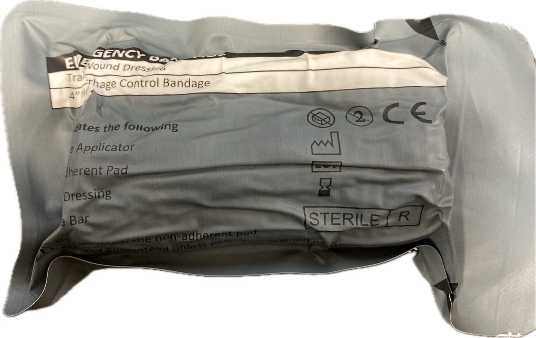 Emergency Bandage with Pressure Applicator (4")