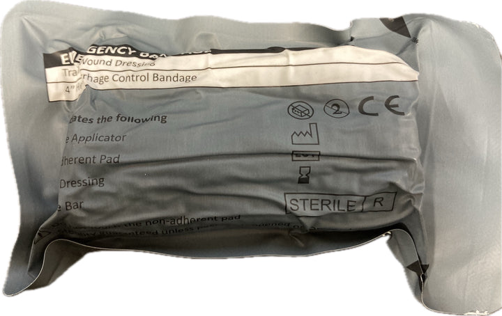 Emergency Bandage with Pressure Applicator (4")