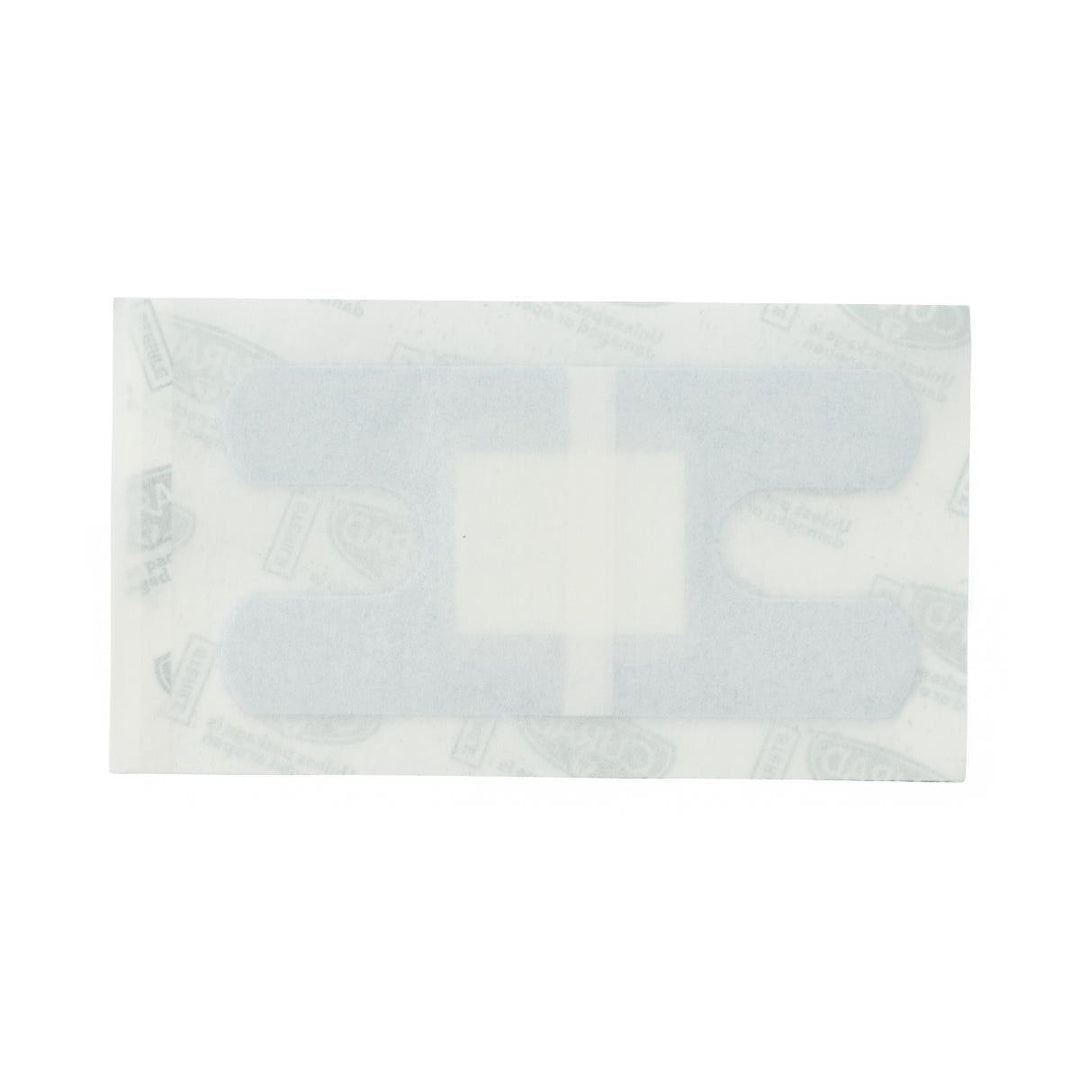 CURAD Flex Fabric Detectable Fingertip Bandage, Blue, 1 1/2" x 3", Box of 100