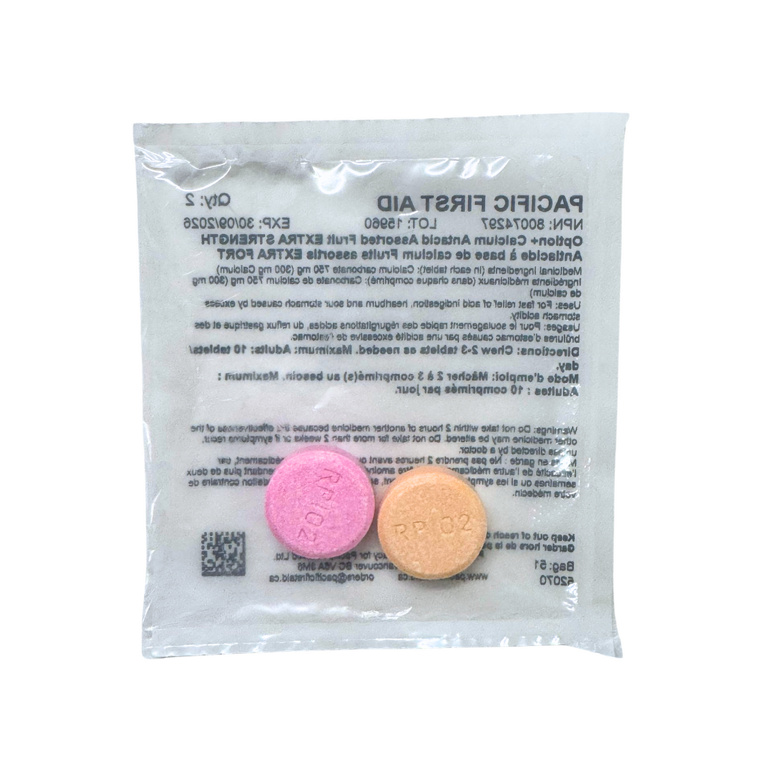 Calcium 750mg Extra Strength Antacid (Pack of 2 Tablets)