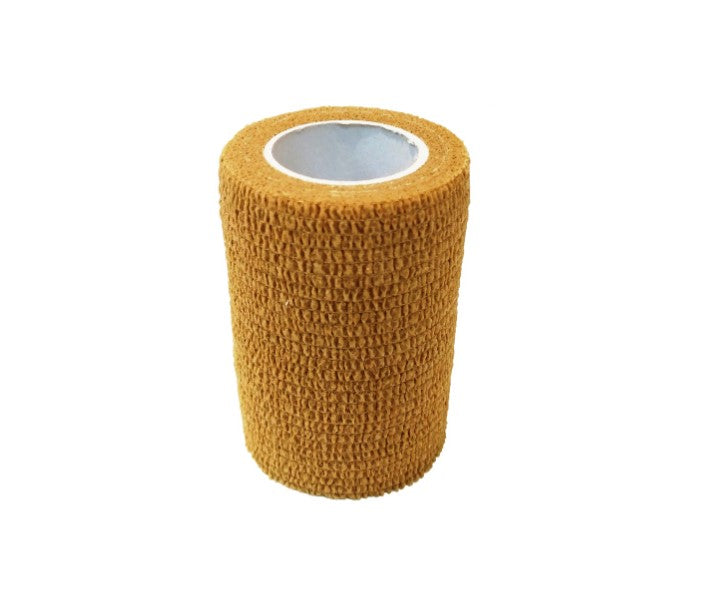 dynarex® Sensi-Wrap Self-Adherent Bandage, Tan, Latex Free