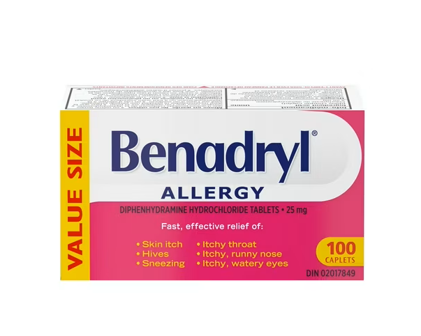 Benadryl 25mg 100 Count