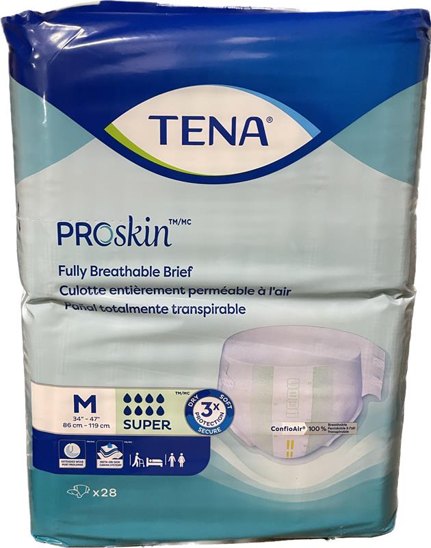 TENA Proskin Fully Breathable Brief Medium - 28 count