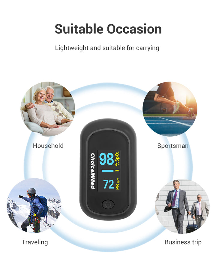 ChoiceMMed OxyWatch Fingertip Pulse Oximeter