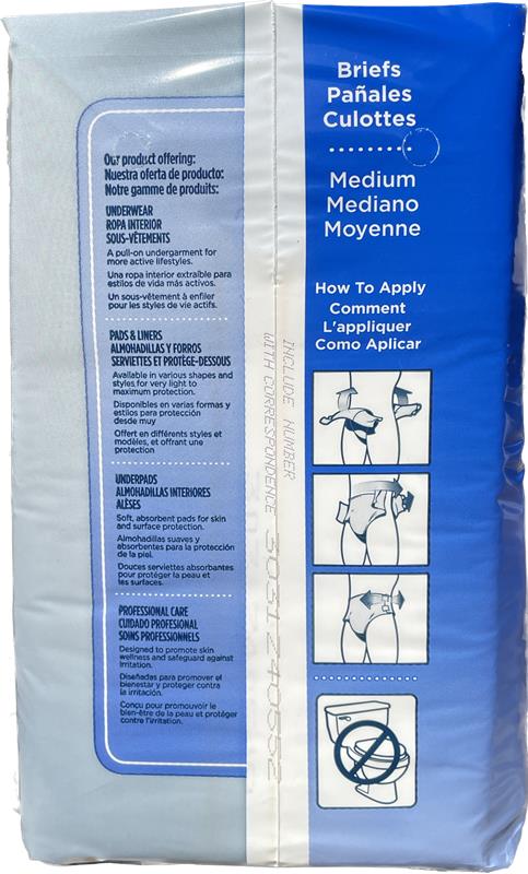 Attends Advanced Briefs Medium 24 count