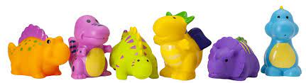 Tootsie Baby, 3p Dino Bath Squirters
