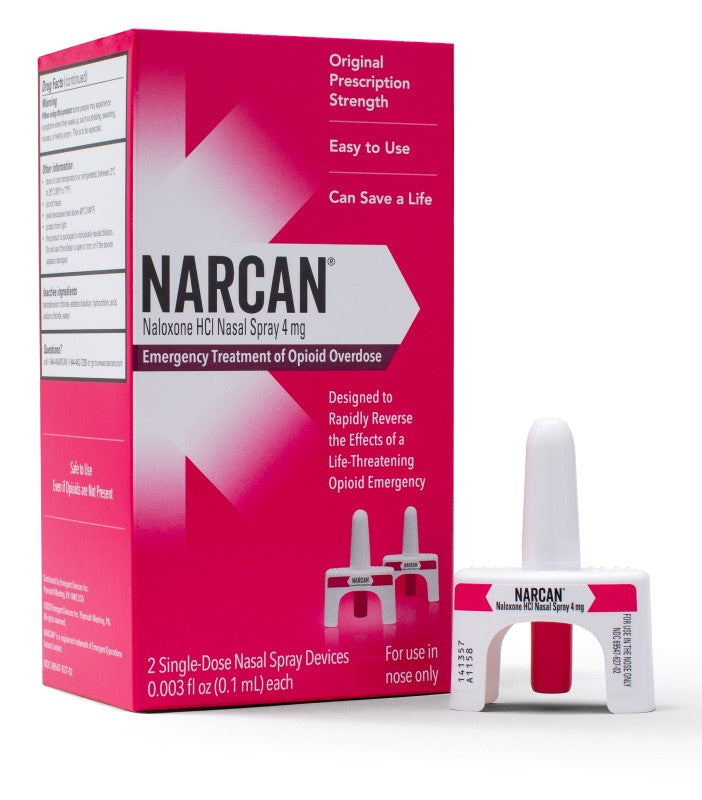 Narcan Nasal Spray 4mg 2 Count