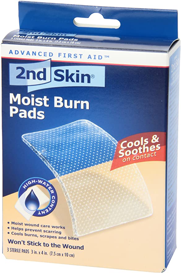 Moist Burn Pads - 2nd Skin Relief
