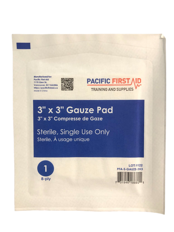 Sterile Gauze Pad 3" x 3" & 4" x 4"