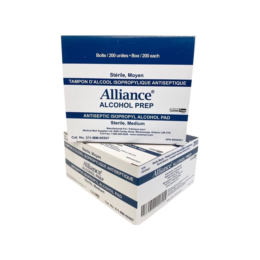 Alliance Alcohol Prep Pads | Sterile, Medium