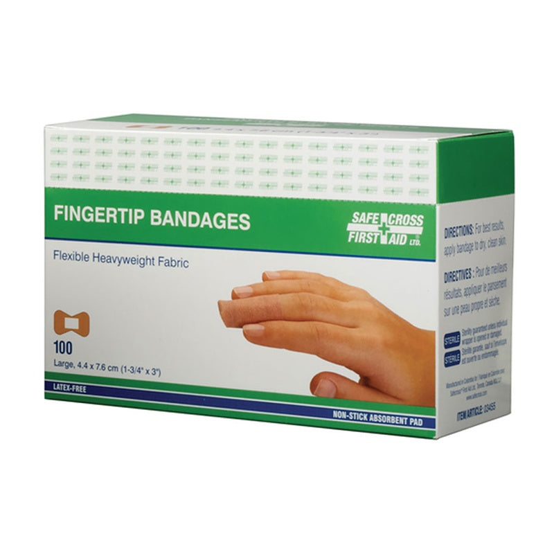 Fabric Fingertip Bandage - Large - 100/Box