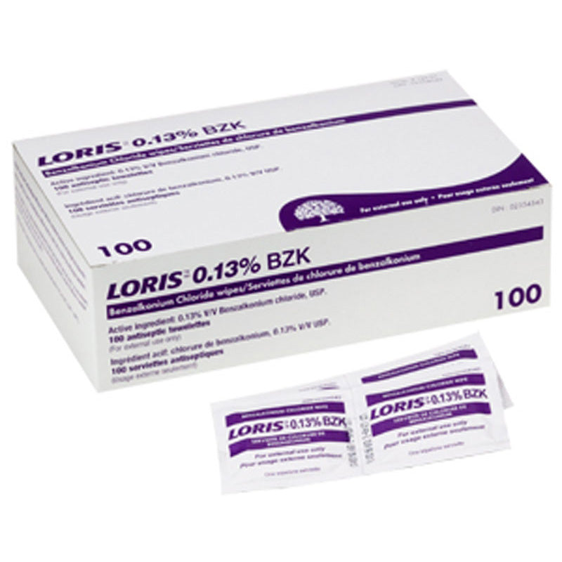 Loris BZK Antiseptic Wipe – Pacific First Aid