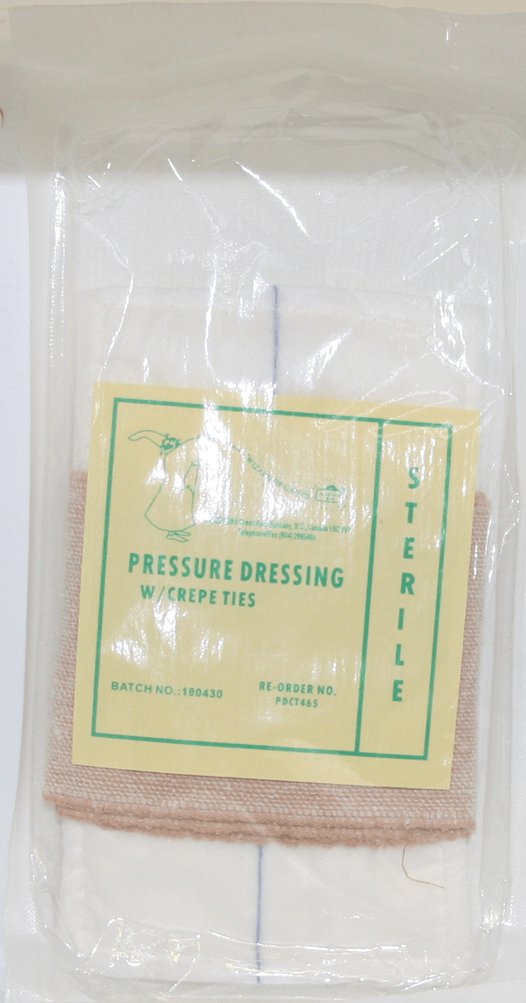 Compress (Pressure) Bandage, Sterile, 4.5” x 6”