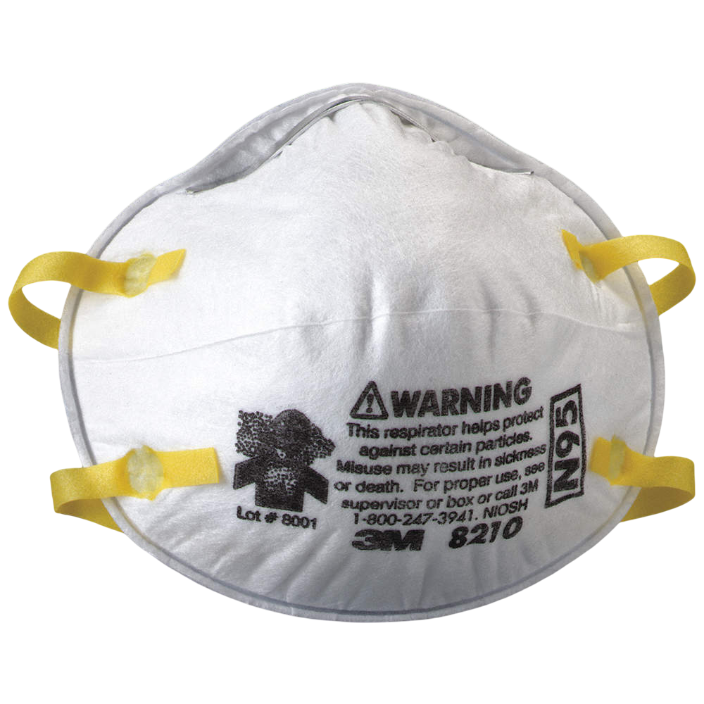 3M N95 8210 Mask Particulate Respirator (20/Pack & 2/32Packs)