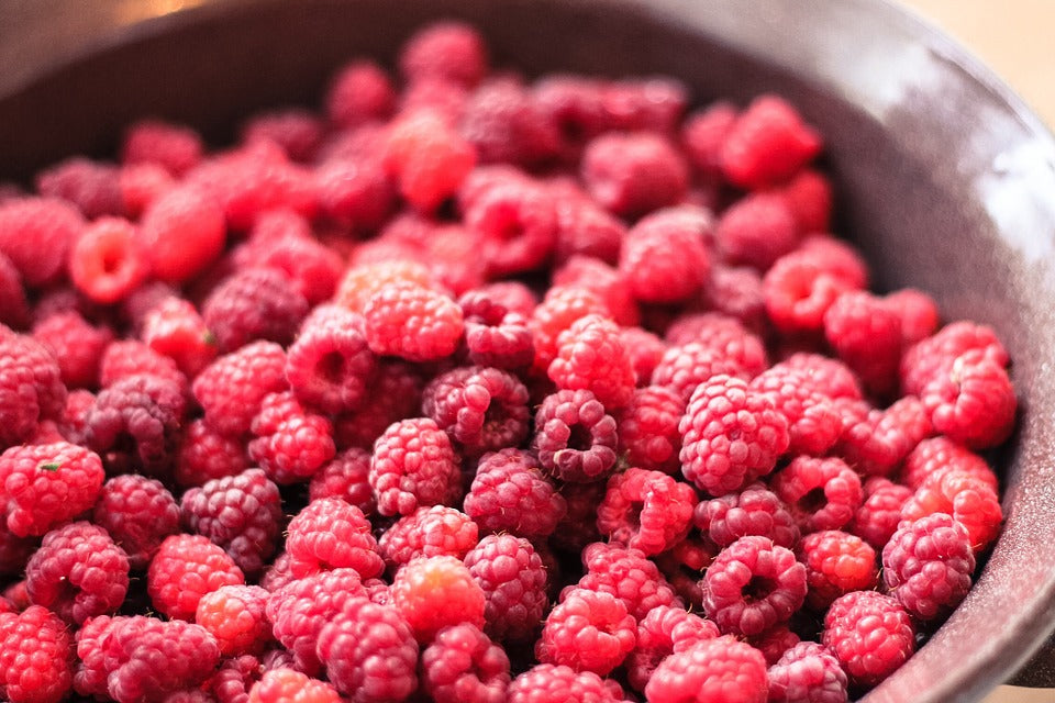 Unhealthy batch of raspberries