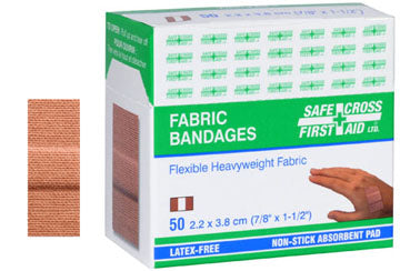 Fabric Mini Strip Bandage (50/Box)