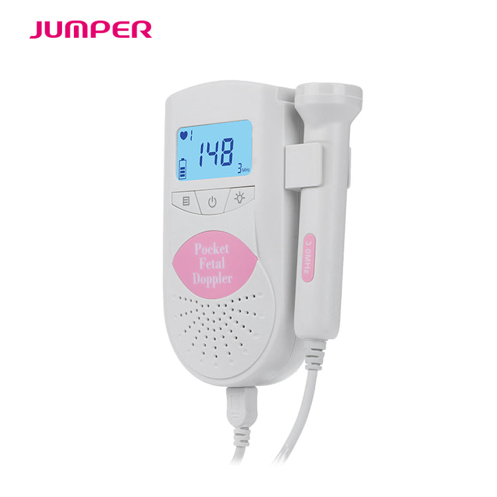 Pocket Fetal Doppler — Portable Baby Heartbeat Monitor with LCD Display