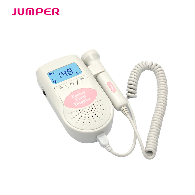 Pocket Fetal Doppler — Portable Baby Heartbeat Monitor with LCD Display