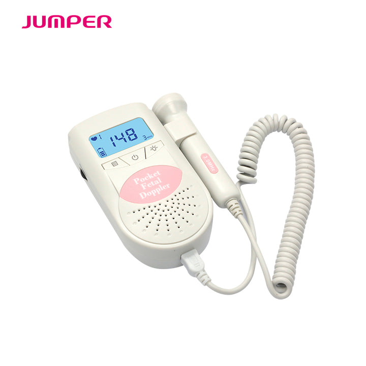 Pocket Fetal Doppler — Portable Baby Heartbeat Monitor with LCD Display