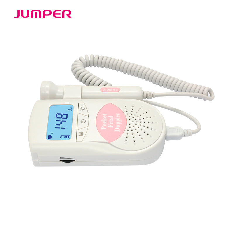 Pocket Fetal Doppler — Portable Baby Heartbeat Monitor with LCD Display