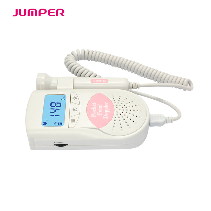 Pocket Fetal Doppler — Portable Baby Heartbeat Monitor with LCD Display