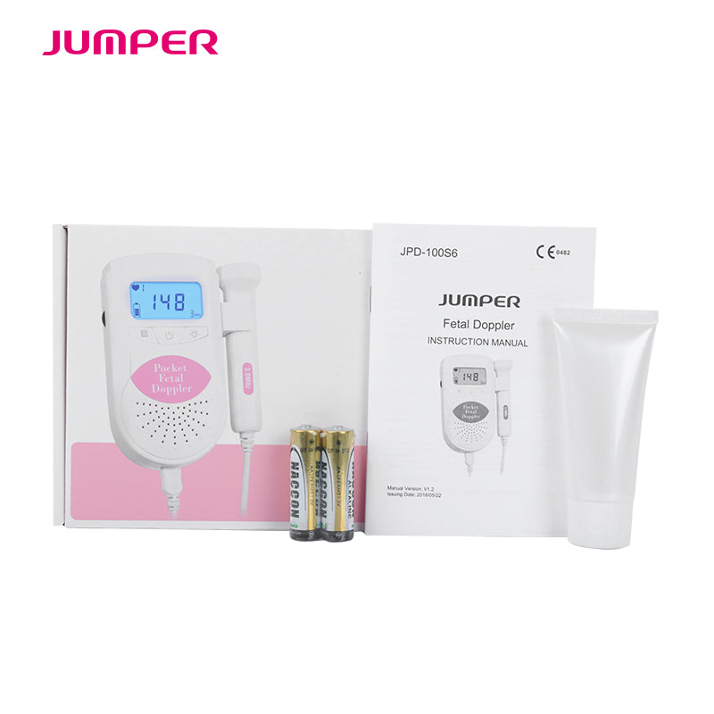 Pocket Fetal Doppler — Portable Baby Heartbeat Monitor with LCD Display
