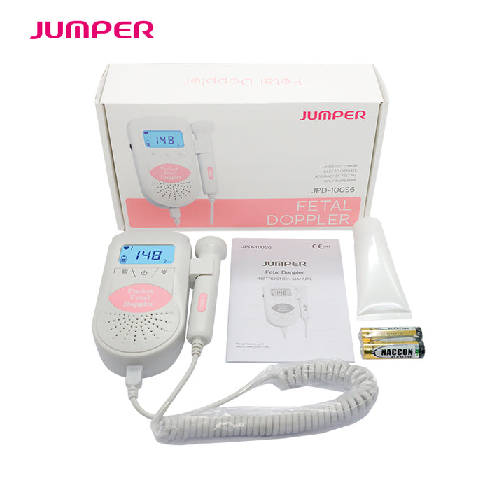Pocket Fetal Doppler — Portable Baby Heartbeat Monitor with LCD Display