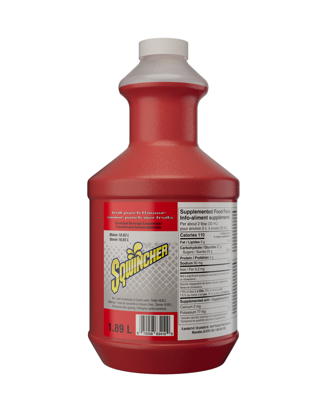 Sqwincher Concentrate Electrolyte Replacement Sports Drink 64oz