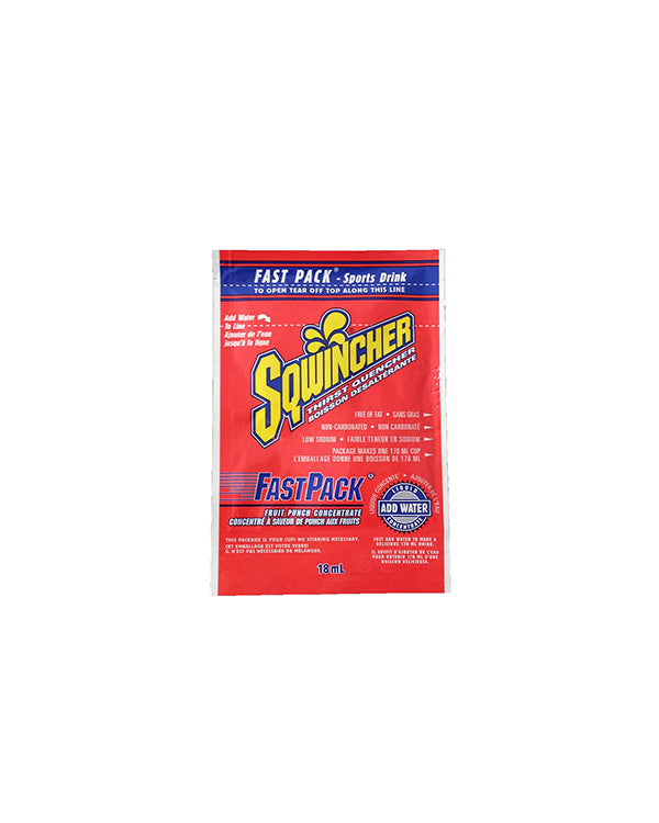 Sqwincher Fast Packs, Box of 50, with various flavors