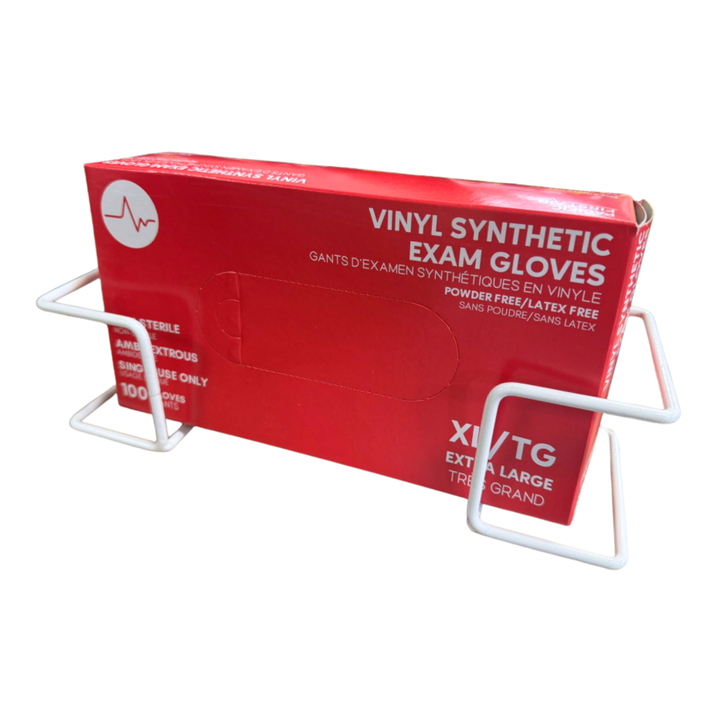 Wall-Mounted Glove Box Holder — Metal Wire Dispenser Rack
