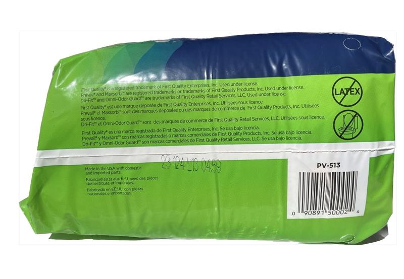 Preva Extra Prevail Extra Absorbency Incontinence Underwear, Large, 18-Count Adult ...
