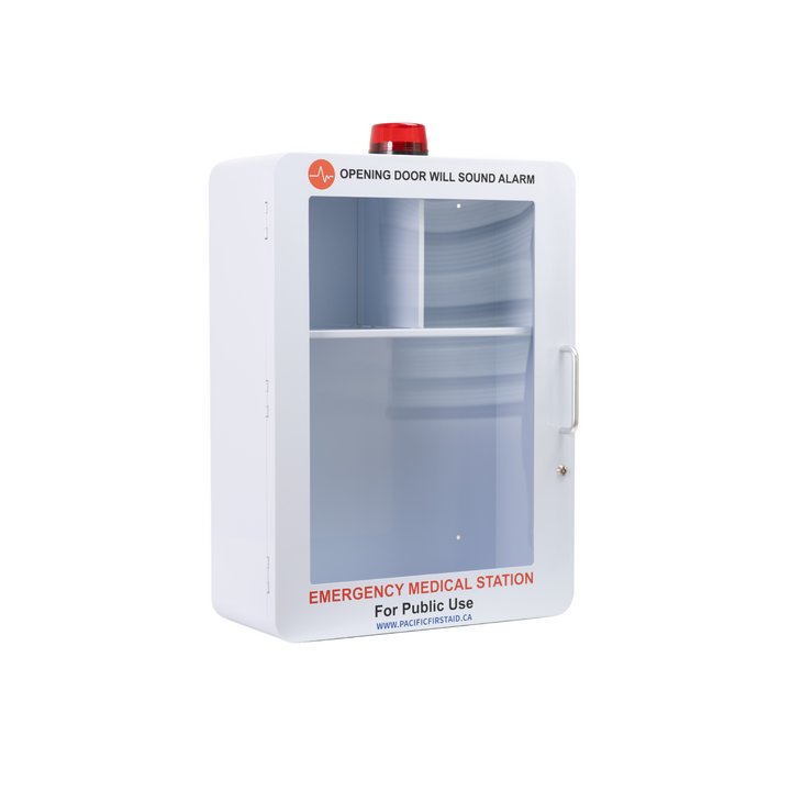 Metal Emergency and AED Storage Cabinet