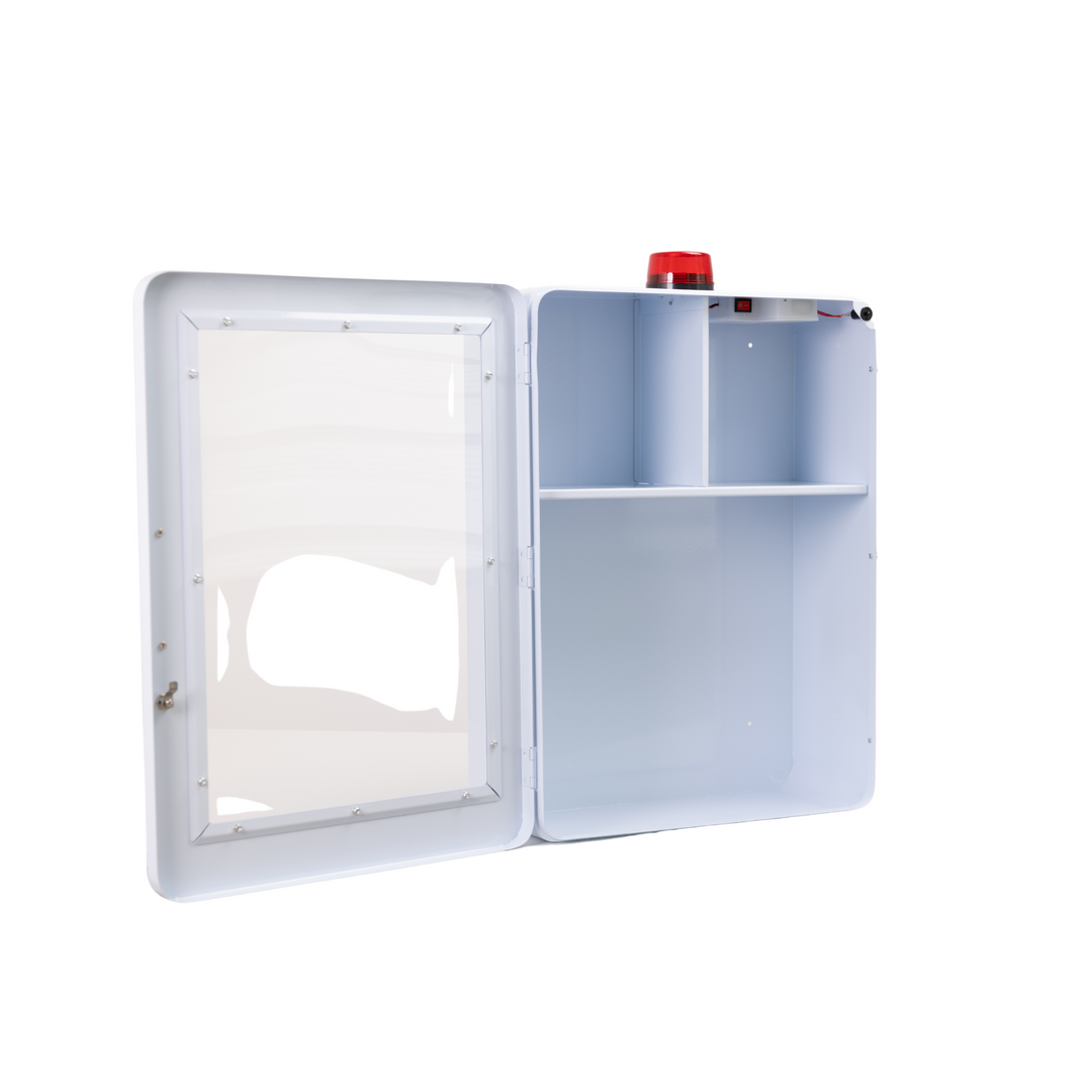 Metal Emergency and AED Storage Cabinet