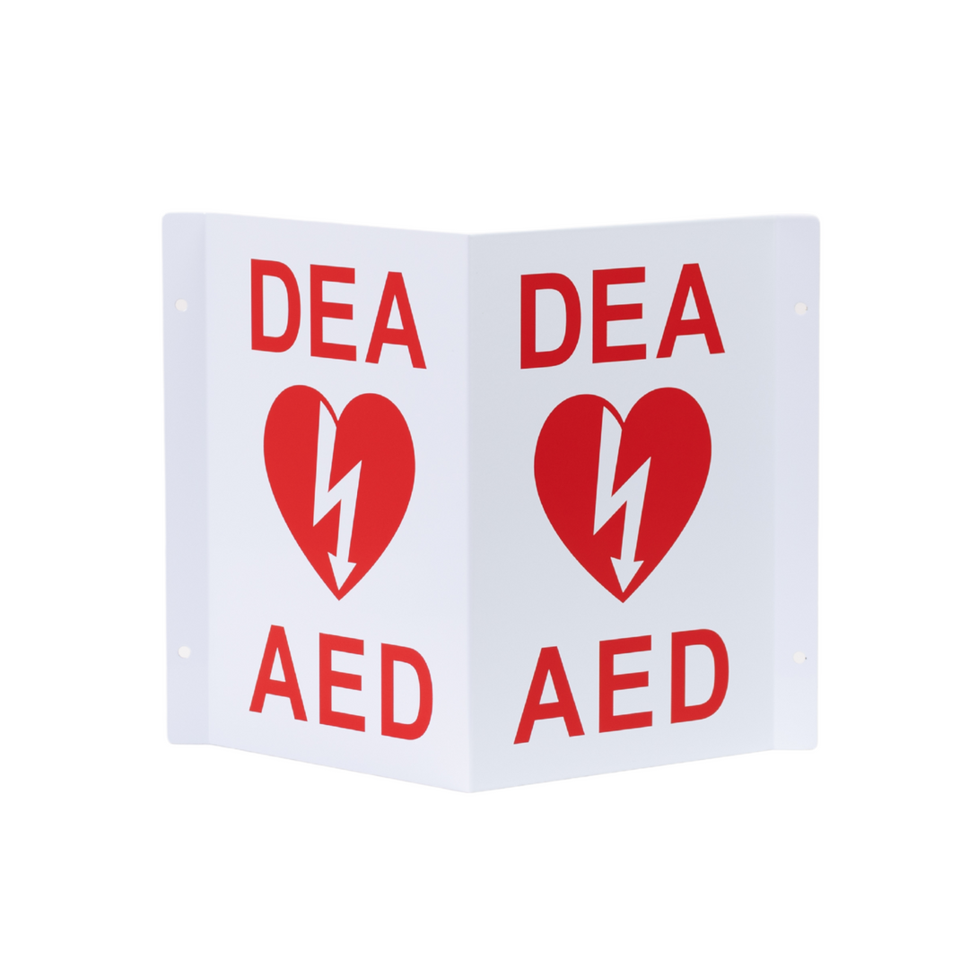 3D AED Wall Sign 6.5'' x 9''